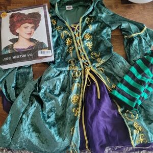 Hocus Pocus Winifred Costume and Wig
